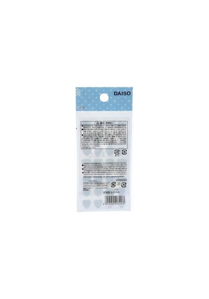 Daiso Blue Heart-Shaped Decorative Stickers for Crafting and Scrapbooking - Image 4